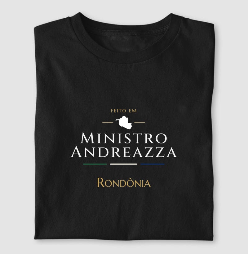 Feito em, Ministro Andreazza · RO