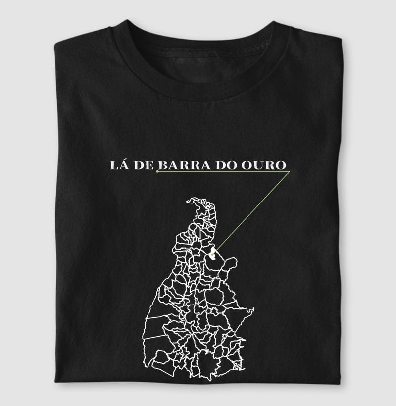Camiseta Ponto de Origem de Barra do Ouro