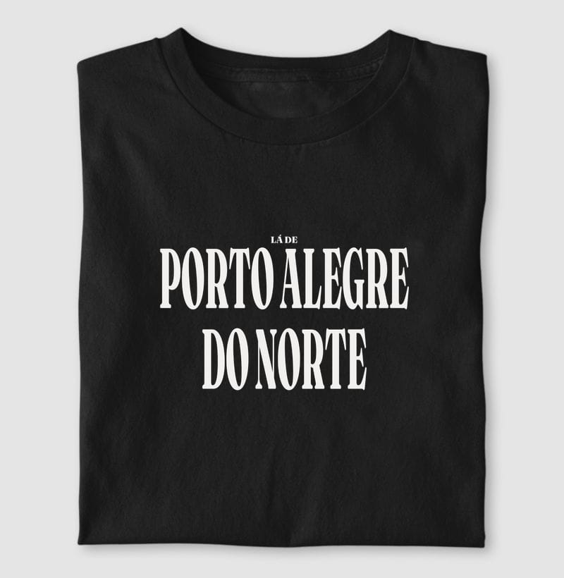 Camiseta Tipografia de Porto Alegre do Norte