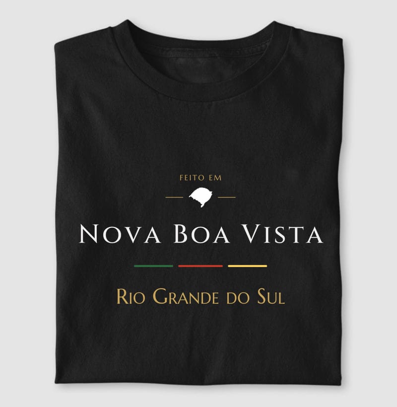 Camiseta Feito em de Nova Boa Vista