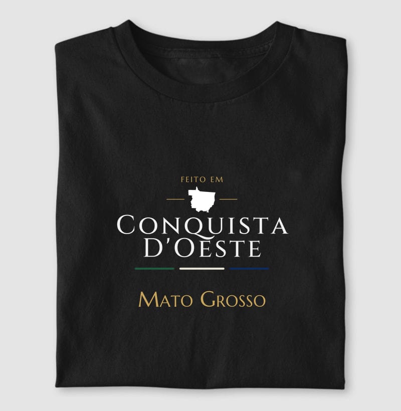 Camiseta Feito em de Conquista D'Oeste