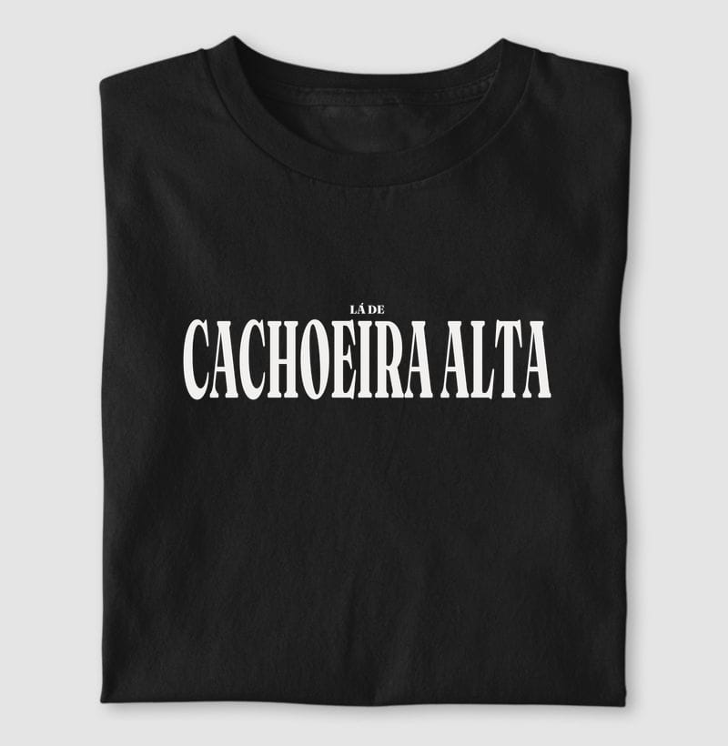 Camiseta Tipografia de Cachoeira Alta
