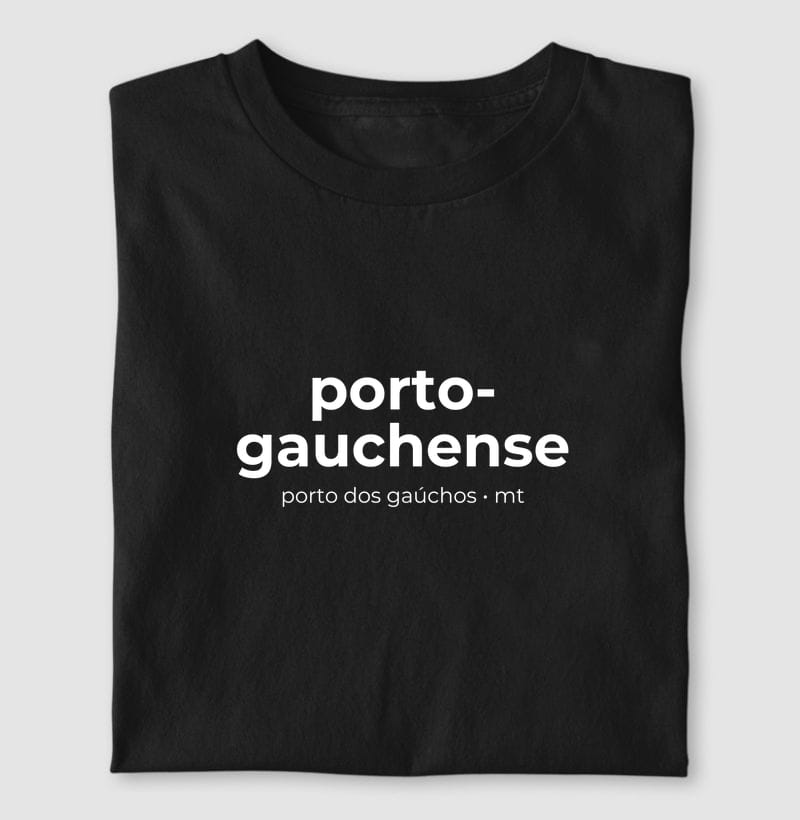 Camiseta Gentílico de Porto dos Gaúchos