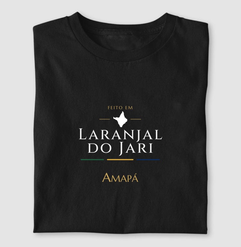 Feito em, Laranjal do Jari · AP