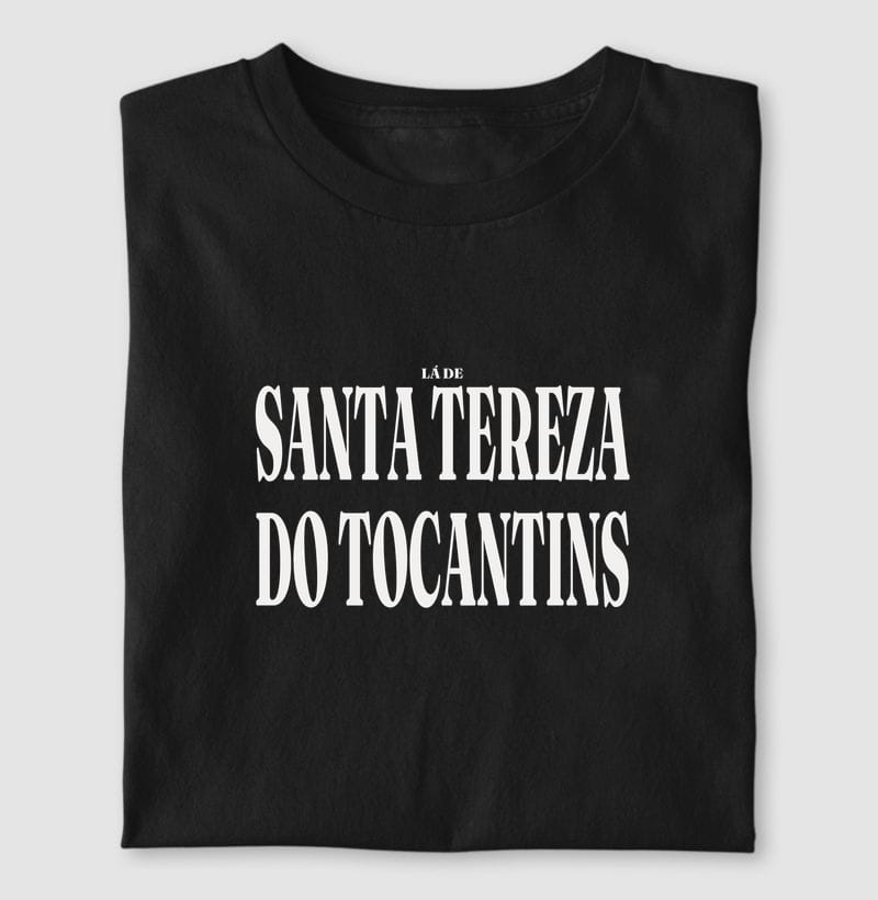 Camiseta Tipografia de Santa Tereza do Tocantins