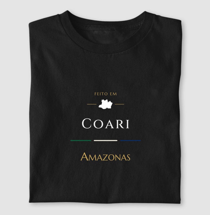 Camiseta Feito em de Coari