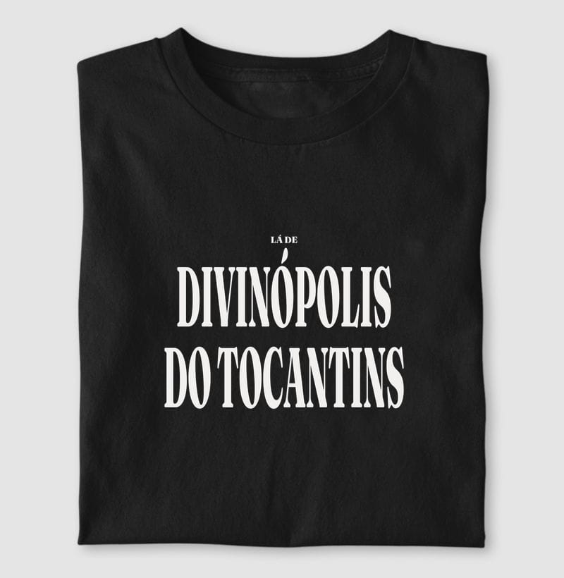 Camiseta Tipografia de Divinópolis do Tocantins