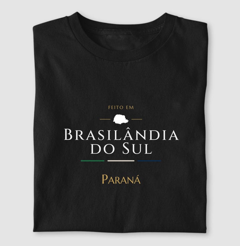 Camiseta Feito em de Brasilândia do Sul