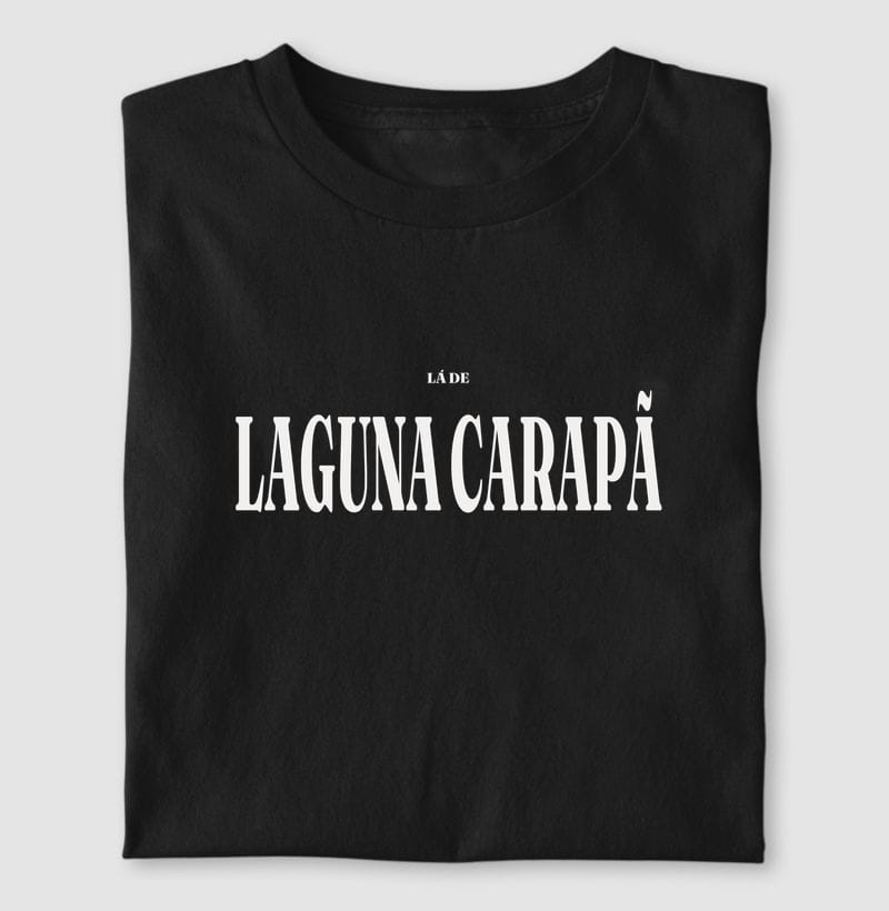 Camiseta Tipografia de Laguna Carapã