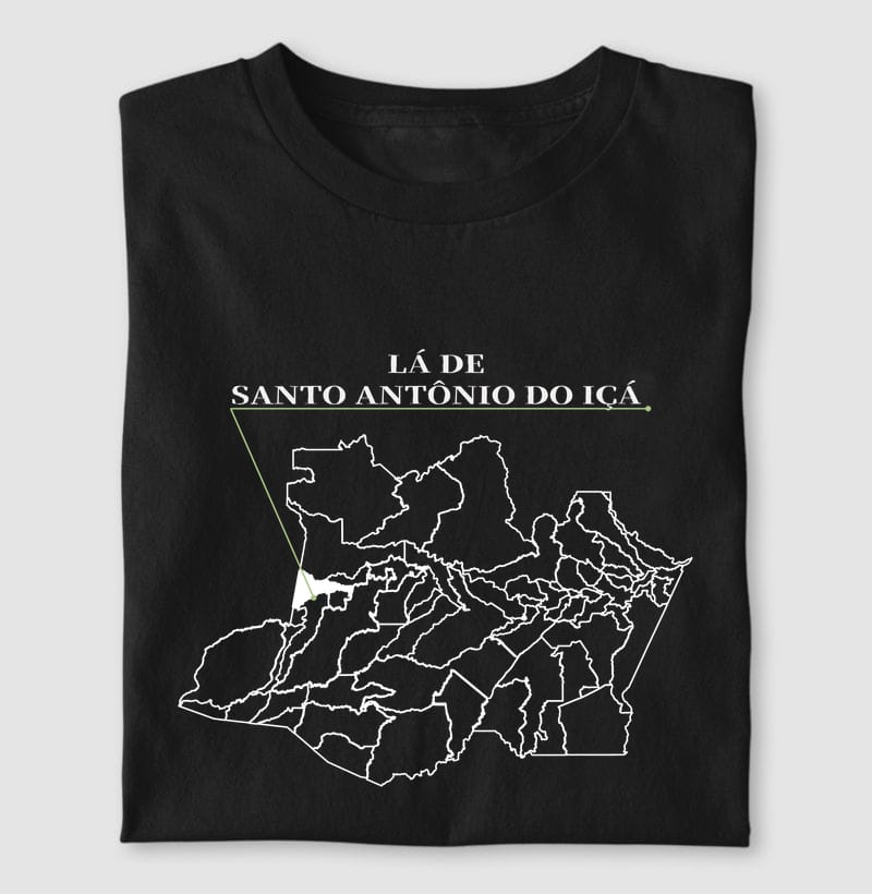 Camiseta Ponto de Origem de Santo Antônio do Içá