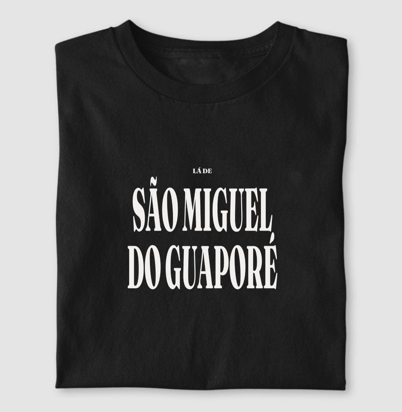 Camiseta Tipografia de São Miguel do Guaporé