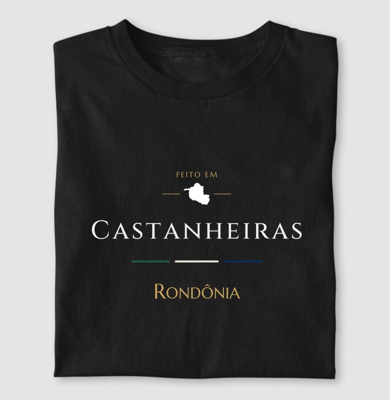 Camiseta Feito em de Castanheiras