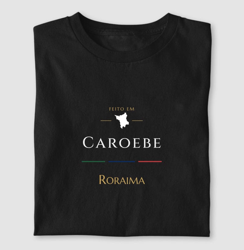 Feito em, Caroebe · RR