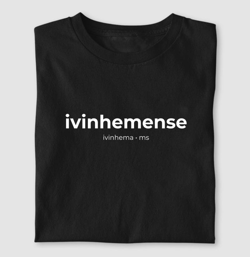 Camiseta Gentílico de Ivinhema