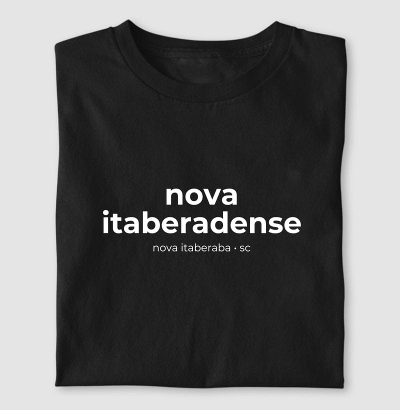 Camiseta Gentílico de Nova Itaberaba