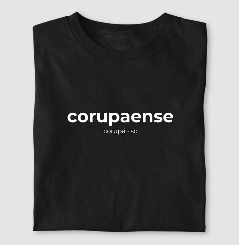 Camiseta Gentílico de Corupá