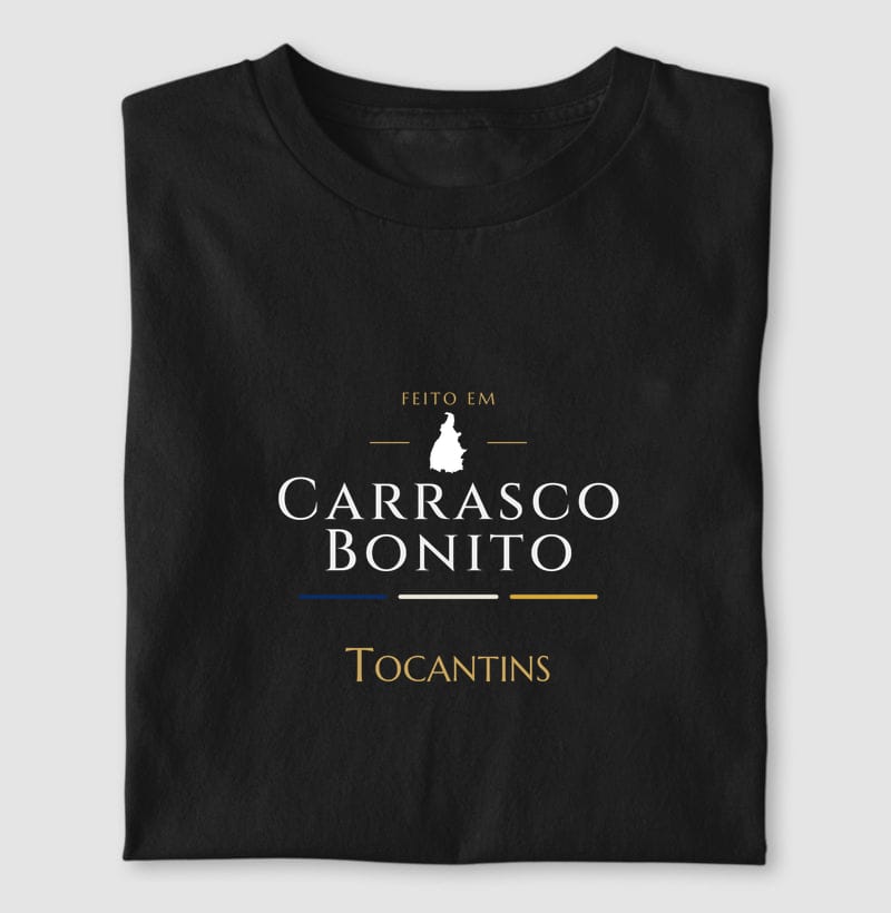 Camiseta Feito em de Carrasco Bonito