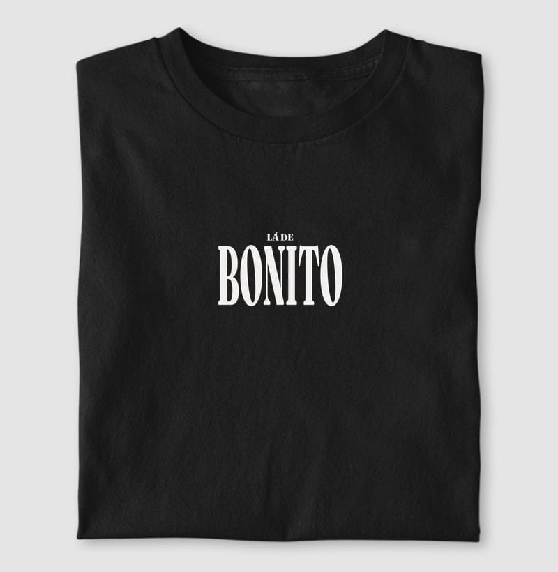 Camiseta Tipografia de Bonito