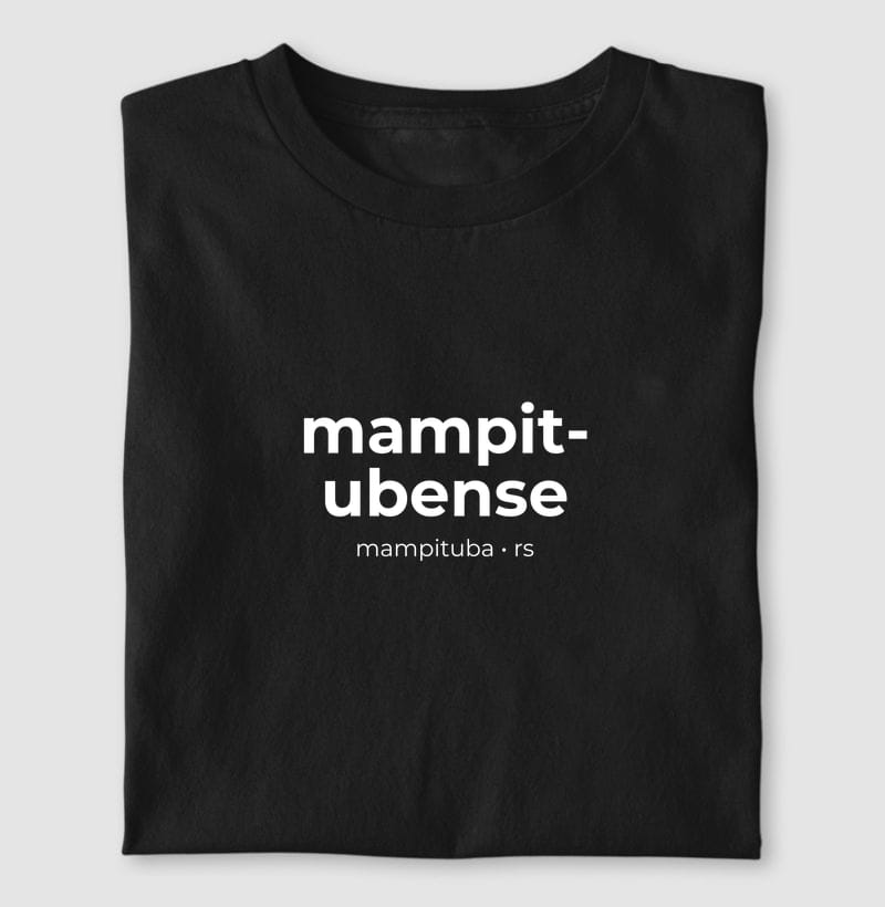 Camiseta Gentílico de Mampituba