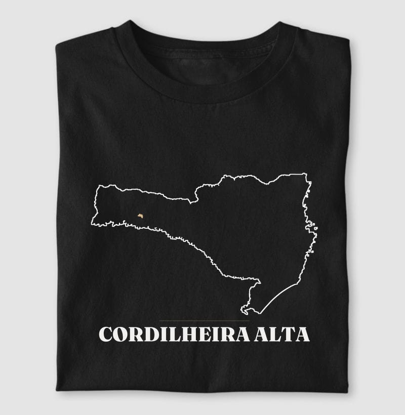 Camiseta Traço de Cordilheira Alta