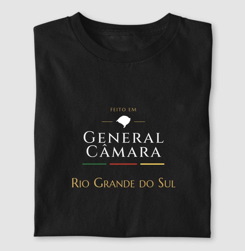 Camiseta Feito em de General Câmara