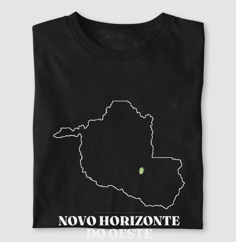 Camiseta Traço de Novo Horizonte do Oeste