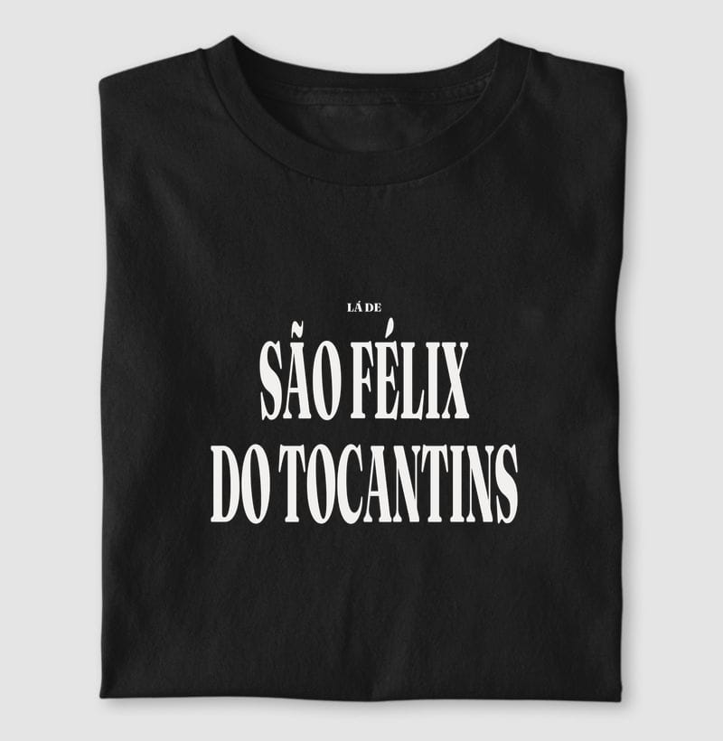 Camiseta Tipografia de São Félix do Tocantins
