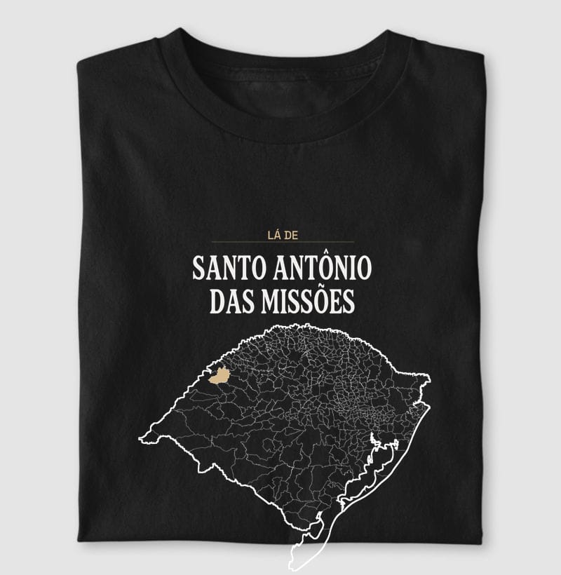 Camiseta Território de Santo Antônio das Missões