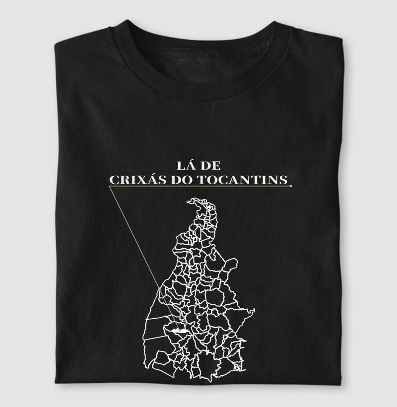 Camiseta Ponto de Origem de Crixás do Tocantins