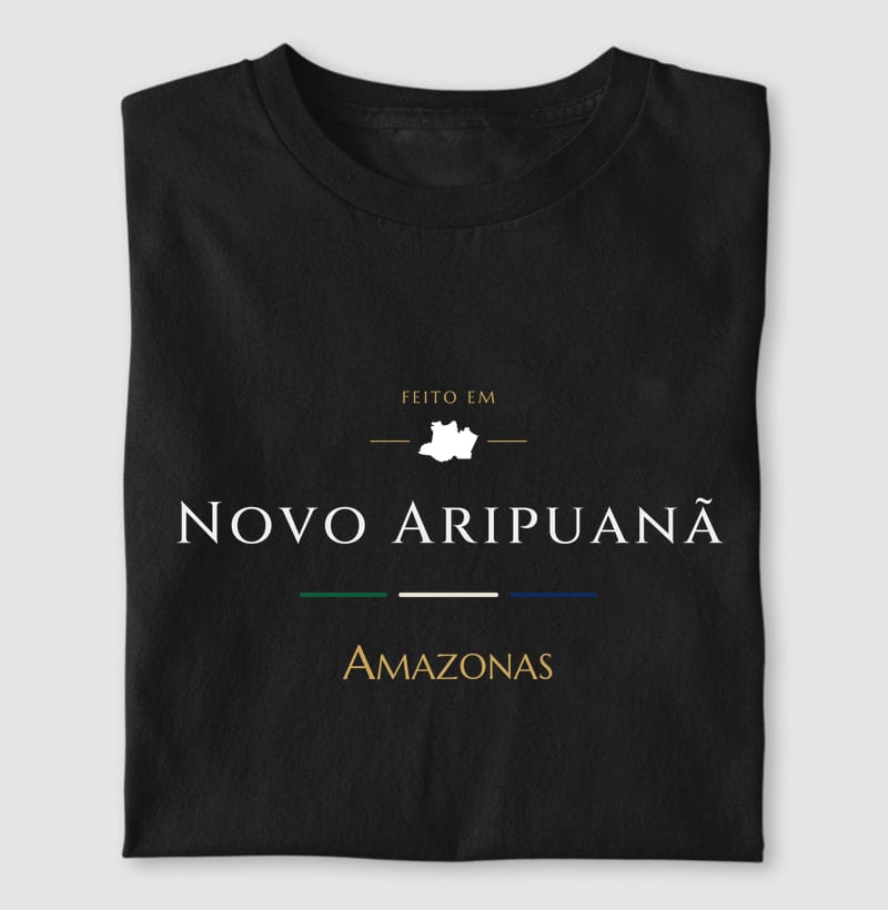 Camiseta Feito em de Novo Aripuanã