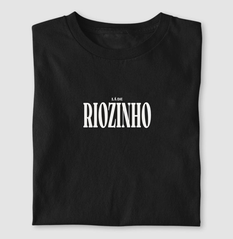 Camiseta Tipografia de Riozinho