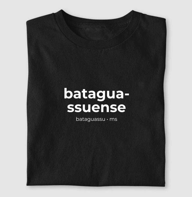 Camiseta Gentílico de Bataguassu
