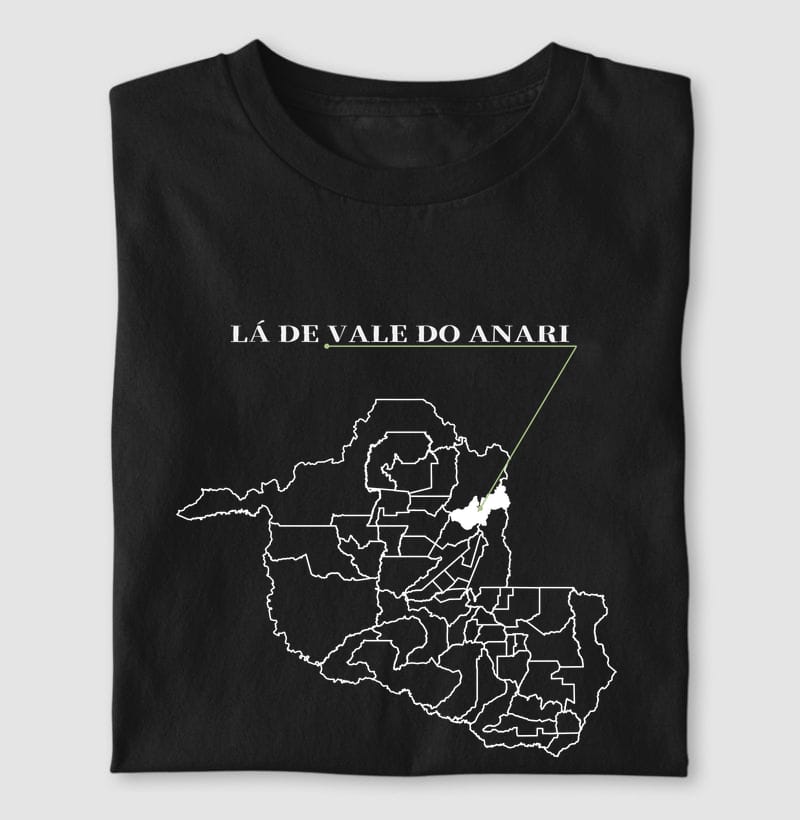 Camiseta Ponto de Origem de Vale do Anari