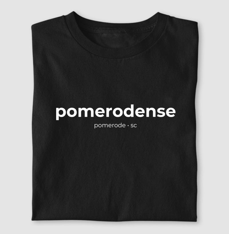Camiseta Gentílico de Pomerode