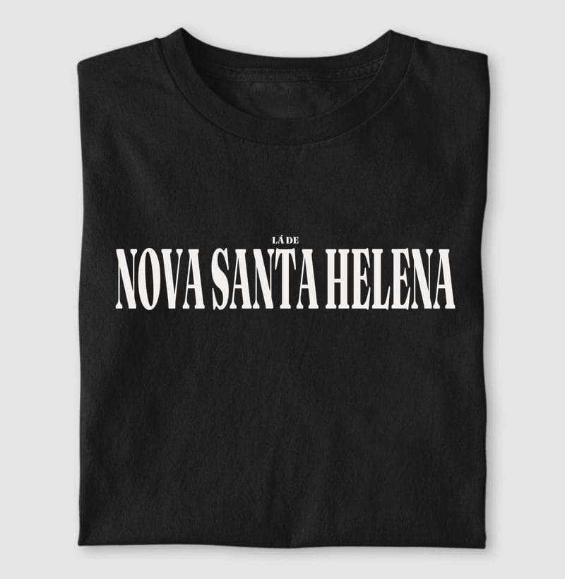 Camiseta Tipografia de Nova Santa Helena