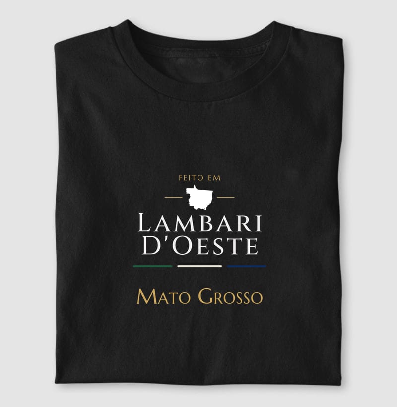 Camiseta Feito em de Lambari D'Oeste