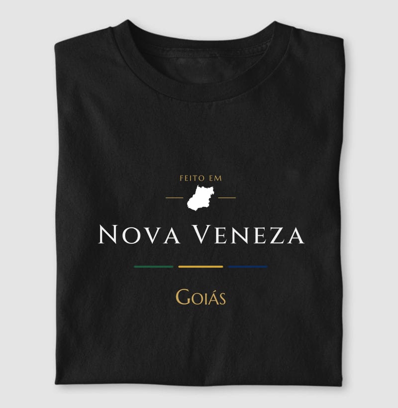 Camiseta Feito em de Nova Veneza