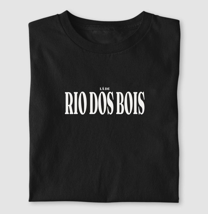 Camiseta Tipografia de Rio dos Bois
