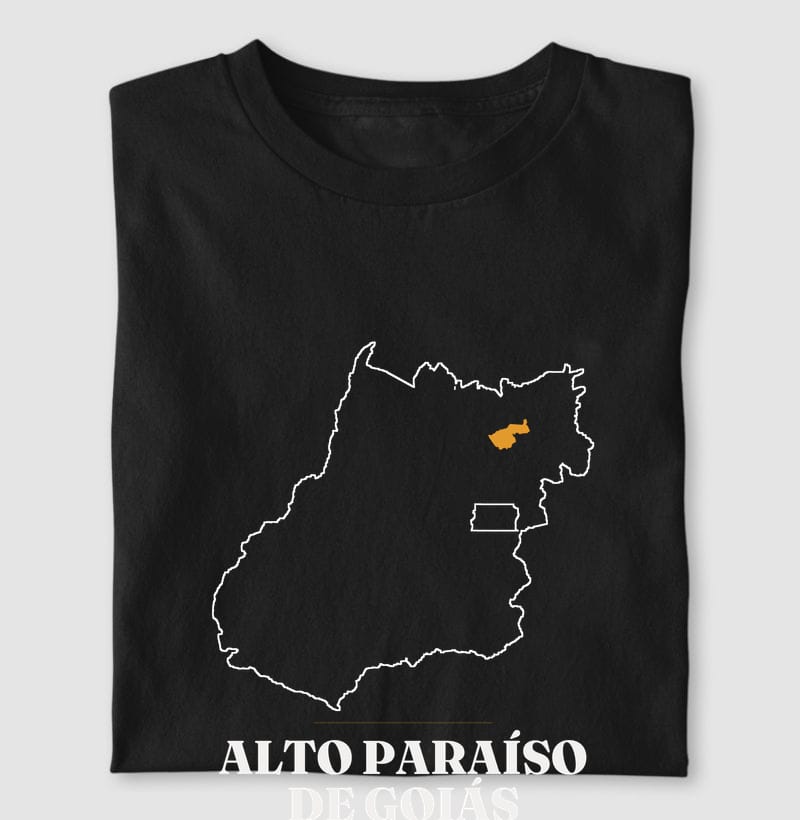 Camiseta Traço de Alto Paraíso de Goiás