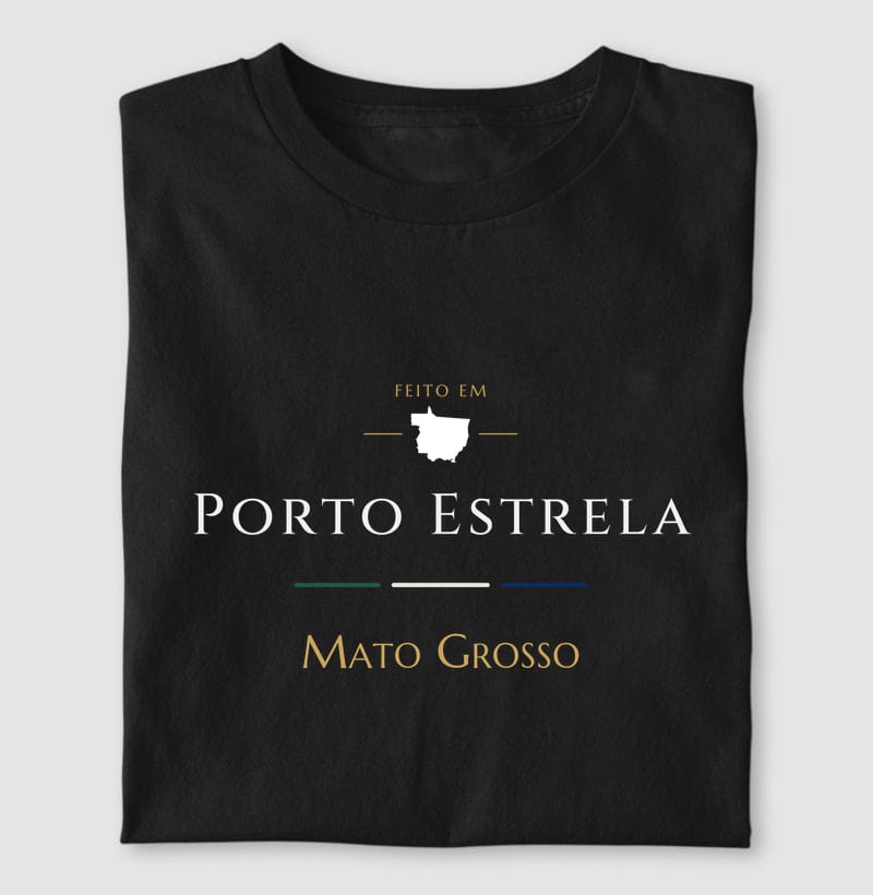 Camiseta Feito em de Porto Estrela