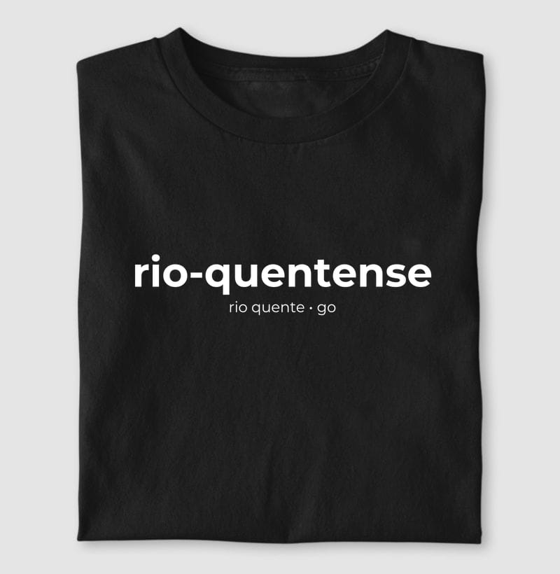 Camiseta Gentílico de Rio Quente