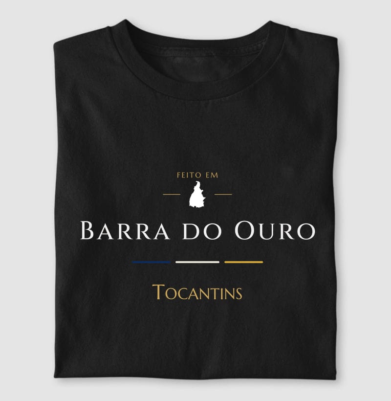 Camiseta Feito em de Barra do Ouro