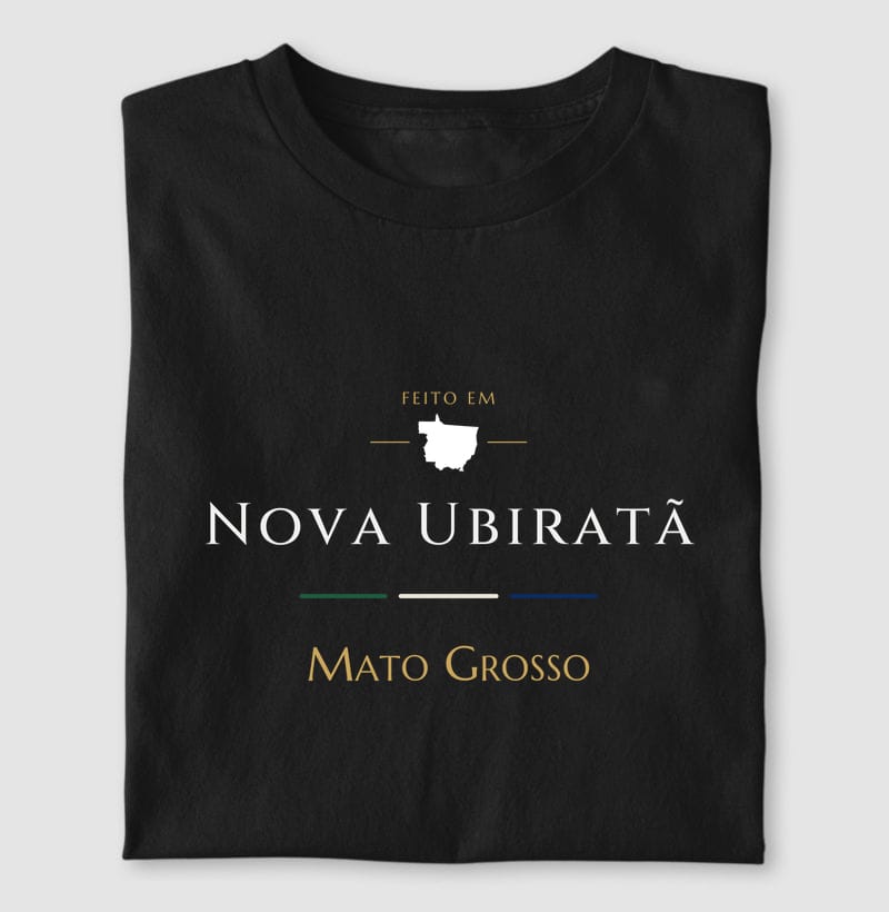Camiseta Feito em de Nova Ubiratã