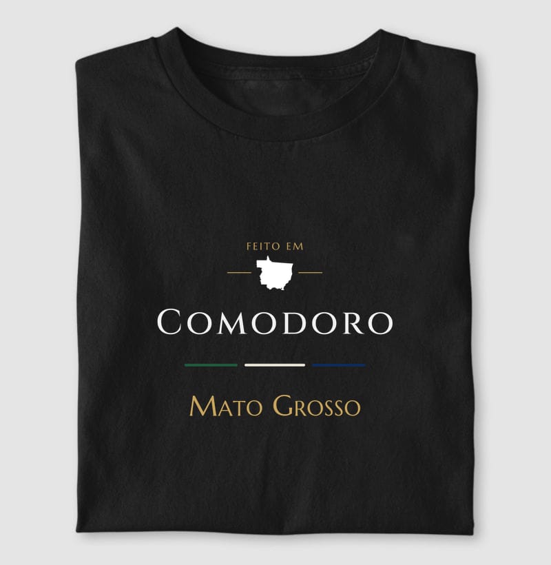 Feito em, Comodoro · MT