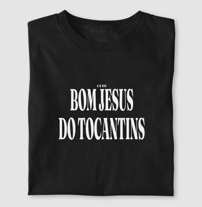 Camiseta Tipografia de Bom Jesus do Tocantins