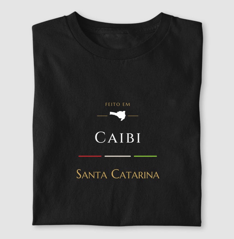 Camiseta Feito em de Caibi