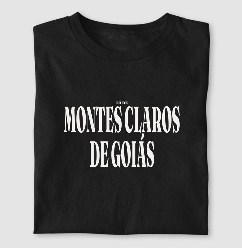 Camiseta Tipografia de Montes Claros de Goiás