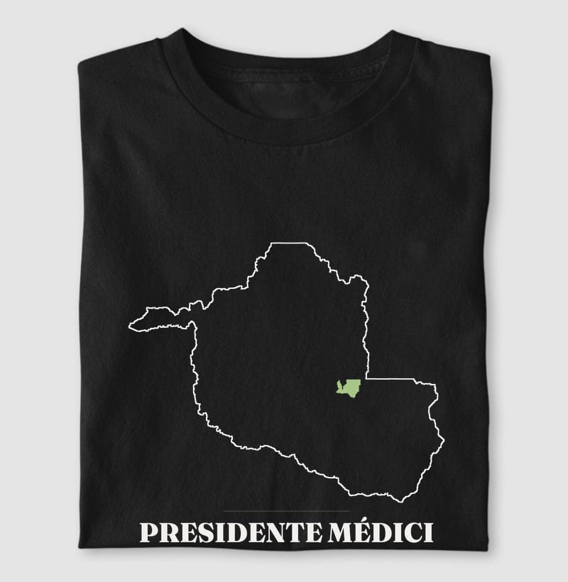 Camiseta Traço de Presidente Médici