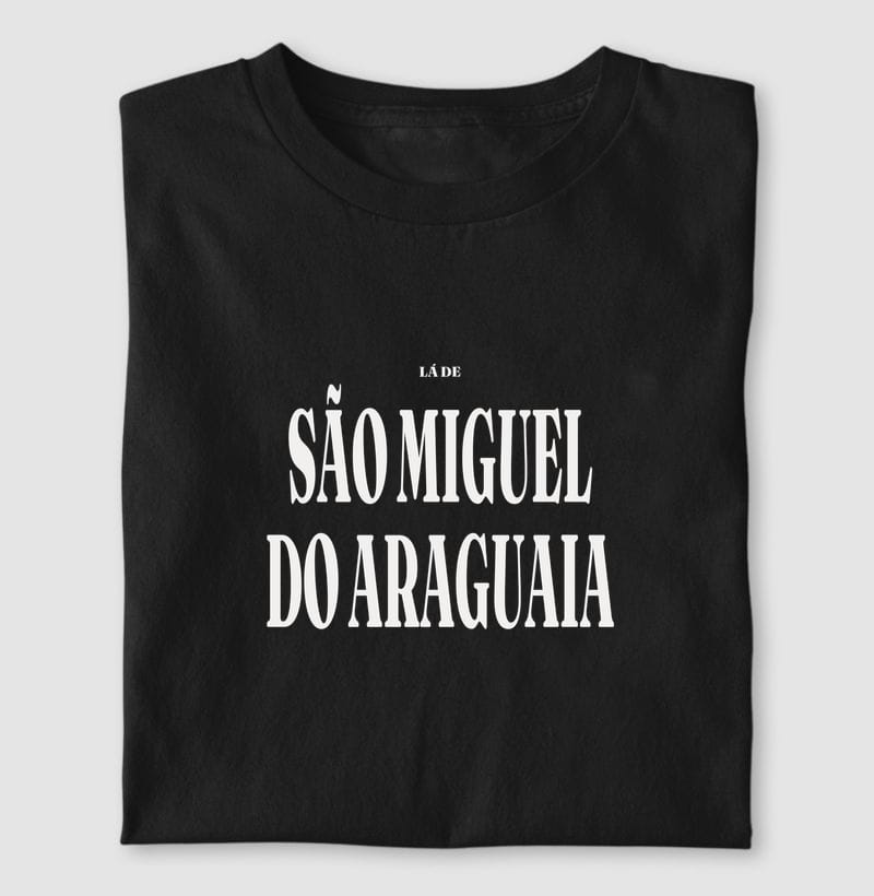 Camiseta Tipografia de São Miguel do Araguaia