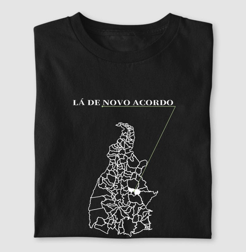 Camiseta Ponto de Origem de Novo Acordo